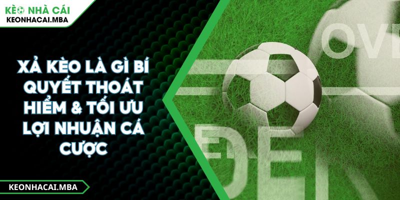 Xả Kèo Là Gì Bí Quyết Thoát Hiểm & Tối Ưu Lợi Nhuận Cá Cược 1 Xả Kèo Là Gì Bí Quyết Thoát Hiểm & Tối Ưu Lợi Nhuận Cá Cược