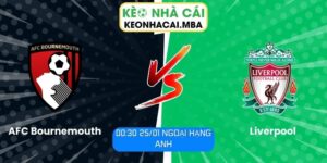 Soi kèo AFC Bournemouth vs Liverpool